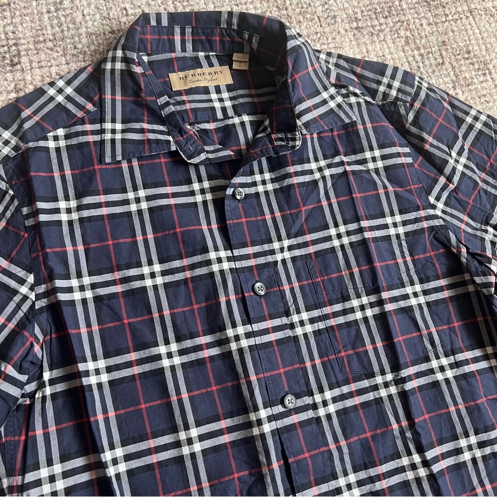 BURBERRY Men George Check Shirt - Picture 2 of 8